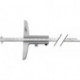 Jauge de profondeur 300 mm règle de mesure à déport 8 x 3 mm HELIOS PREISSER