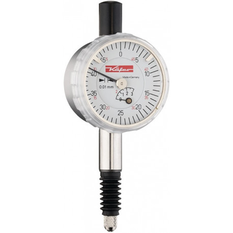 Petit comparateur KM 6T wa 3 mm lecture 0,01 mm KÄFER