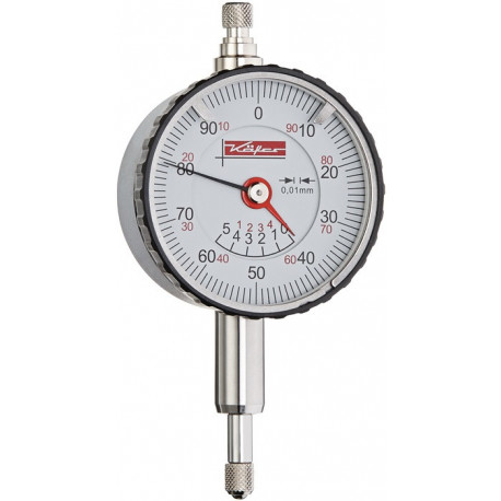 Petit comparateur KMU 4/5 TK-100 1 mm lecture 0,01 mm KÄFER