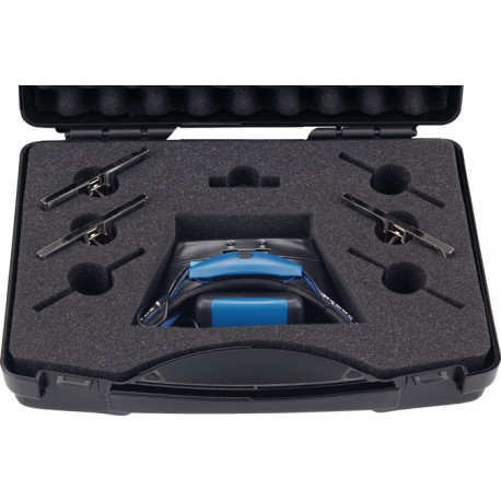 Jeu de loupes serre-tête Tech-Line agrandissement 2x, 2,5x, 3x LED SCHWEIZER