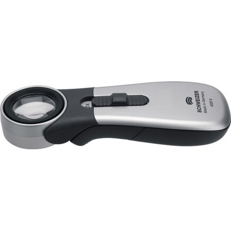 Loupe à main à éclairage Tech-Line CLASSIC agrandissement 8x LED D. de lentille