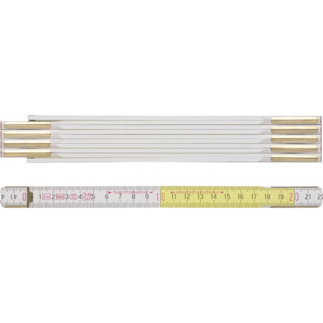 Épaisseur branches 9142 longueur 2 m largeur 16 mm mm/cm EG III hêtre blanc-jaune BMI