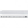 Épaisseur branches 1041 longueur 1 m mm/cm EG III plastique blanc BMI