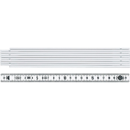 Épaisseur branches 1042 longueur 2 m mm/cm EG III plastique blanc BMI