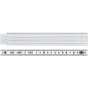 Épaisseur branches 1042 longueur 2 m mm/cm EG III plastique blanc BMI