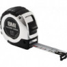 Mètre-ruban de poche chrome longueur 2 m largeur 16 mm mm/cm EG II plastique automatique plastique Automatic BMI