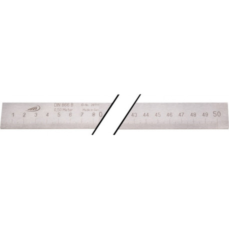 Jalon DIN 866/II longueur 500 mm acier HELIOS PREISSER