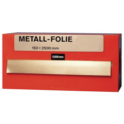 Feuille métallique épaisseur 0200 mm laiton MS63 longueur 2500 mm largeur 150 m