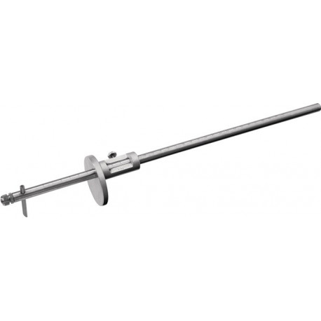 Trusquin 500 mm rond lecture 010 mm