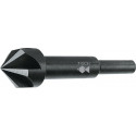 Fraise conique type 0600 20 mm longueur totale 90 mm longueur de la tige 30 mm