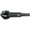 Fraise conique type 0600 20 mm longueur totale 90 mm longueur de la tige 30 mm