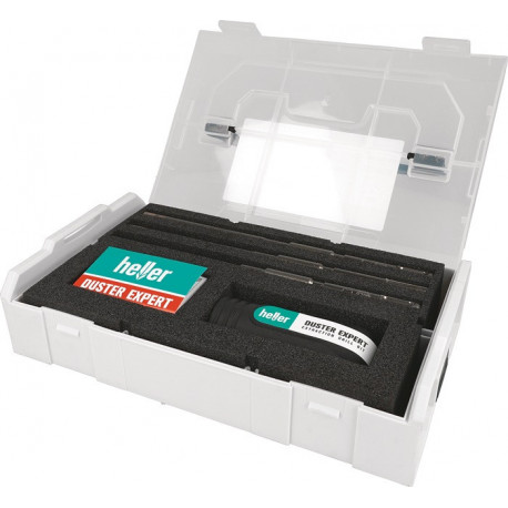 Set de forets aspirants Duster Expert 3 pièces SDS-Plus boîte en plastique HELLER