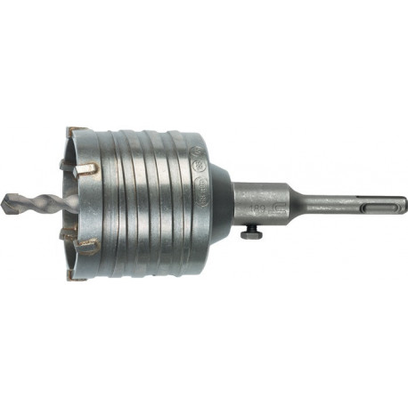 Trépan à percussion D. nominal 80 mm longueur totale 120 mm pour prises de distr