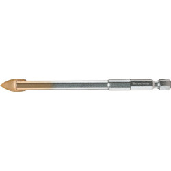 Foret pour le verre/le carrelage D. 6 mm longueur totale 105 mm