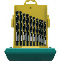 Jeu de forets à bois CV 10 pièces D. 3 4 5 6 7 8 9 10 11 12 mm Maxxbox