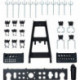 Assortiment de porte-outils 30 pièces adapté à armoire à outils p. 4000870177/870178