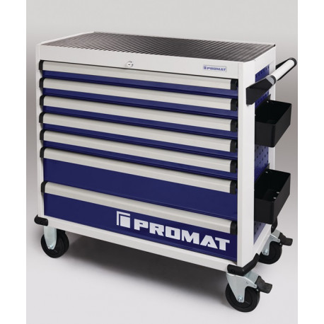 Servante d’atelier PLUS l.1010xP460xH990 mm 500 kg 7 tiroirs tôle d’acier