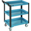 Chariot de service H896xl890xP542 mm capacité de charge par niveau 50 kg BLEU HAZET HAZET