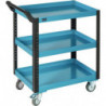 Chariot de service H896xl890xP542 mm capacité de charge par niveau 50 kg BLEU HAZET HAZET