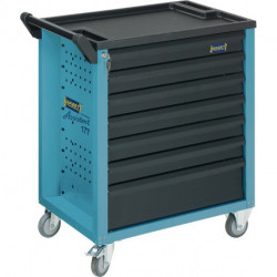 Servante d’atelier 177-7/217 l.780xP496xH915 mm 400 kg 7 tiroirs 217 pièces tôle d’acier HAZET