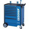 Servante d’atelier 2004 l.775xP435xH985 mm 500 kg 7 tiroirs tôle d’acier GEDORE