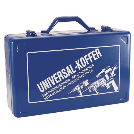 Valise pour machine-outils l.390xP240xH112 mm insert en mousse pour perceuses tôle d’acier, bleu