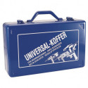 Valise pour machine-outils l.390xP240xH112 mm insert en mousse pour perceuses tôle d’acier, bleu
