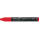 Craie de marquage Classic PRO 590 rouge av.emballage papier 12 pièces/boîte PICA