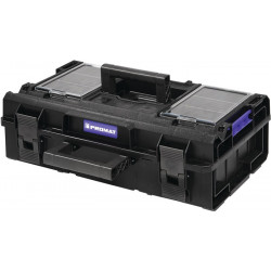 Mallette à outils L extérieure585xP385xH190 mm couvercle en polycarbonate 16 l PROMAT