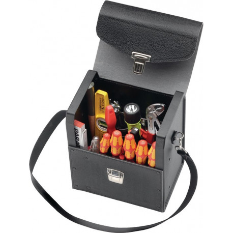 Trousse à outils l.235xP160xH278 mm 10 l cuir industriel PROMAT