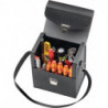 Trousse à outils l.235xP160xH278 mm 10 l cuir industriel PROMAT