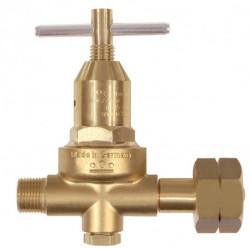 Petit détendeur à propane sans manomètre 0,5-6 bar 18 kg/h W 21,8 x 1/14 po. LH KAYSER