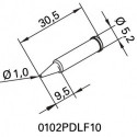Panne série 102 pointe crayon largeur 1 mm 0102 PDLF10/SB ERSA