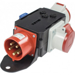 Adaptateur CEE MIXO MOSEL 1x fiche CEE 400 V 32 A 5 pôles IP44 AS-SCHWABE