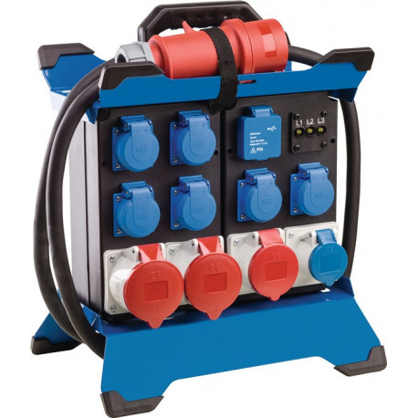 Répartiteur électrique à poser CEE STECKY DUO 4 fiche CEE 400V 32 A 5 pôles AS
