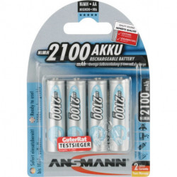 Batterie d´accumulateur maxE 12 V 2100 mAh R6-AA-Mignon HR6 4 4 pièces/blister