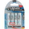 Batterie d´accumulateur maxE 12 V 2100 mAh R6-AA-Mignon HR6 4 4 pièces/blister