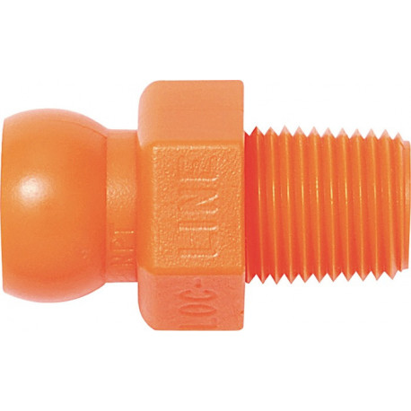 Raccord fileté taille 1/4 po. NPT R 1/8 sachet de 4 pièces LOC-LINE