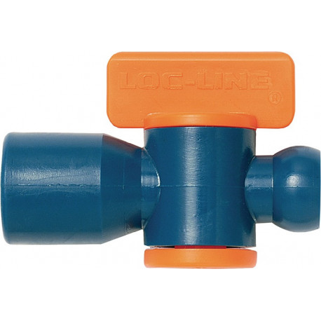 Robinet d'arrêt taille 1/4 po. avec filetage intérieur sachet de 2 pièces LOC-LI