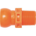 Raccord fileté taille 1/2 po. NPT R 3/8 sachet de 4 pièces LOC-LINE