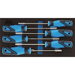 Module à outils 1500 CT1-2133 6 pièces module 1/3 clé à douille SW5-10 mm dans 1/3 module CT GEDORE
