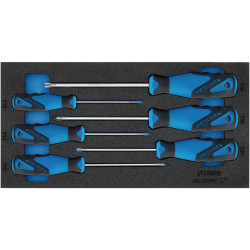 Module à outils 1500 CT1-2163 TX 6 pièces module 1/3 tournevis TORX GEDORE