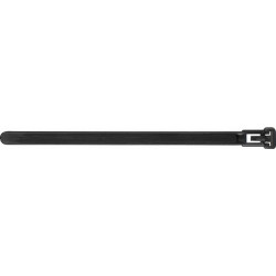 Serre cables longueur 360 mm largeur 76 mm polyamide noir 100 piècesh