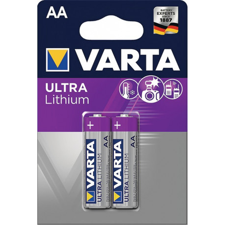 Batterie ULTRA Lithium 15 V AA Mignon 2900 mAh FR14505 6106 2 pièce/blister VAR
