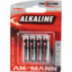 Batterie 15 V AAA-AM4-Micro 1250 mAh LR03 4903 4 pièce/blister ANSMANN