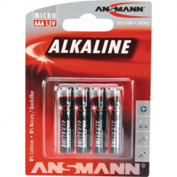 Batterie 15 V AAA-AM4-Micro 1250 mAh LR03 4903 4 pièce/blister ANSMANN