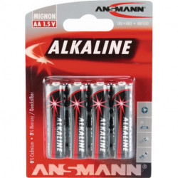 Batterie 15 V AA-AM3-Mignon 2800 mAh LR6 4906 4 pièce/blister ANSMANN
