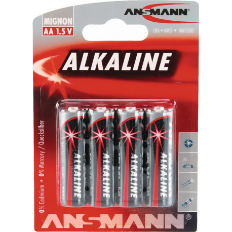 Batterie 15 V AA-AM3-Mignon 2800 mAh LR6 4906 4 pièce/blister ANSMANN