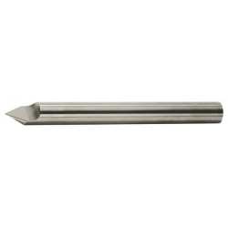 Fraise à graver profilé D D. 4 mm carbure monobloc Longueur totale 75 mm WERNER (Par 5)