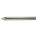 Fraise à graver profilé D D. 4 mm carbure monobloc Longueur totale 75 mm WERNER (Par 5)